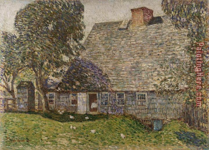 childe hassam The Old Mulford House